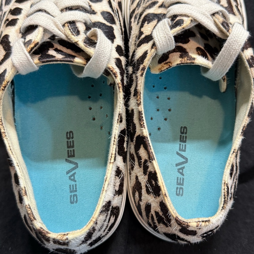 SeaVees Cowhide Leopard Print Sneakers - Picture 13 of 15